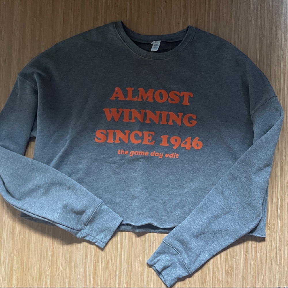 Cleveland Browns crop sweatshirt